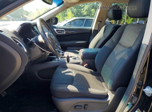 5N1DR2MM7HC656802 2017 NISSAN PATHFINDER Black Вид салону спереду