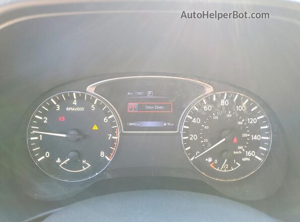5N1DR2MM7HC656802 2017 NISSAN PATHFINDER Black Вид щитка приладів
