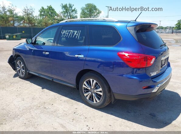 5N1DR2MM7HC673681 2017 NISSAN PATHFINDER Blue Rear left