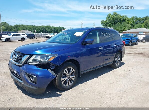 5N1DR2MM7HC673681 2017 NISSAN PATHFINDER Blue Front left