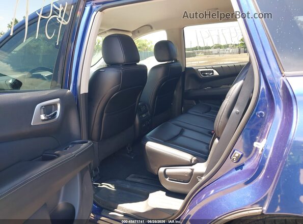 5N1DR2MM7HC673681 2017 NISSAN PATHFINDER Blue VIN sticker view