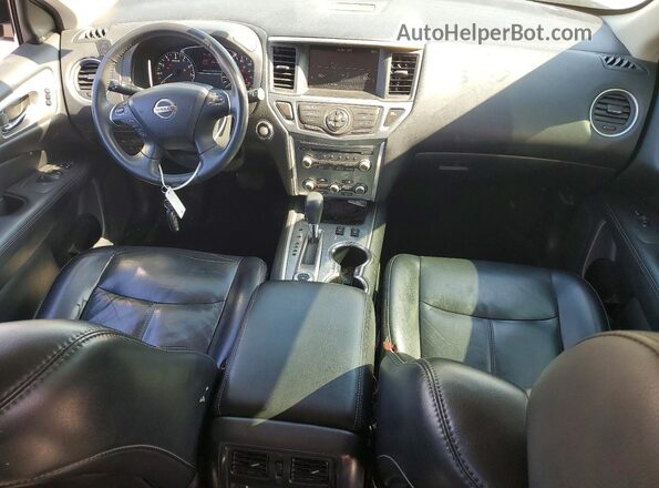 5N1DR2MM7HC912517 2017 NISSAN PATHFINDER Silver Առջևի վահանակի տեսք