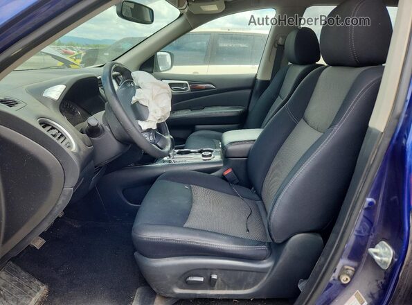 5N1DR2MM7JC644266 2018 NISSAN PATHFINDER Blue Vista interior delantera