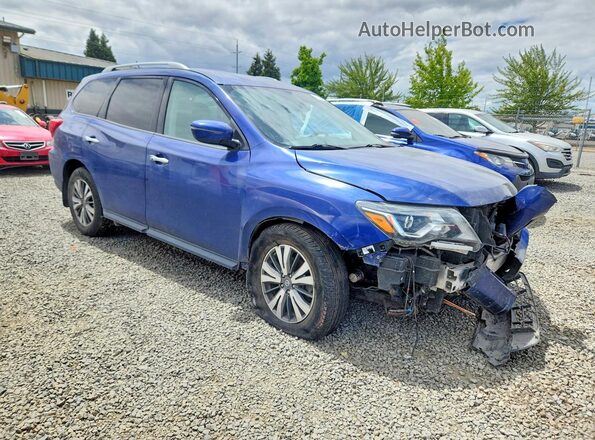 5N1DR2MM7JC644266 2018 NISSAN PATHFINDER Blue Delantero derecho
