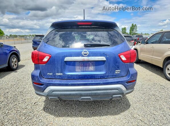 5N1DR2MM7JC644266 2018 NISSAN PATHFINDER Blue Vista trasera