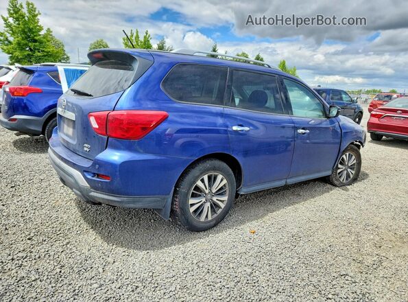 5N1DR2MM7JC644266 2018 NISSAN PATHFINDER Blue Trasero derecho
