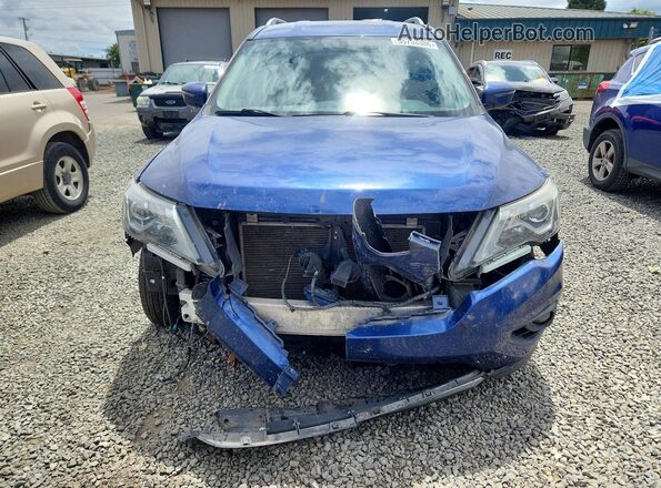 5N1DR2MM7JC644266 2018 NISSAN PATHFINDER Blue Vista frontal