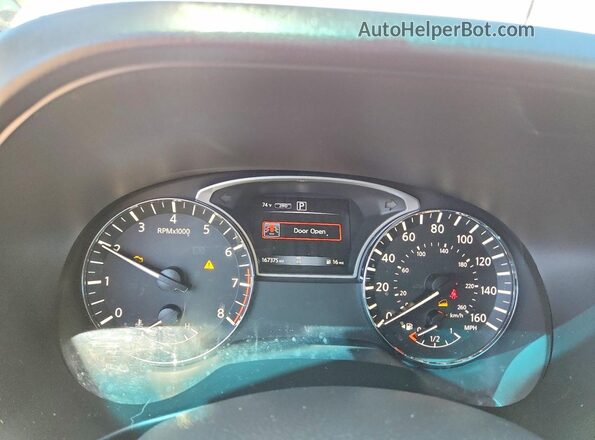 5N1DR2MM7JC654232 2018 NISSAN PATHFINDER White Instrument cluster view