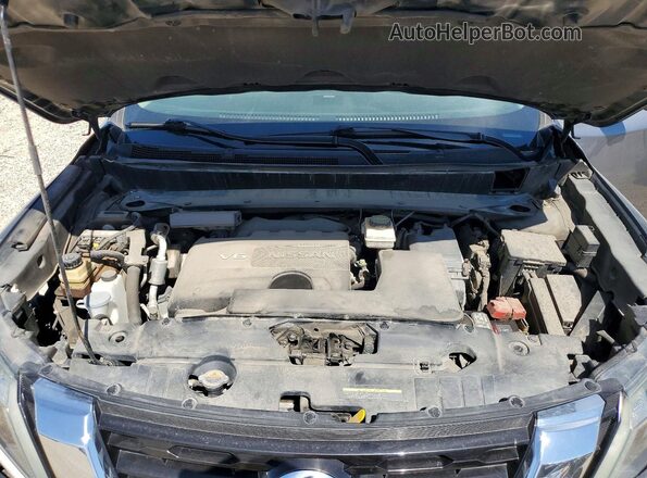 5N1DR2MM7JC669247 2018 NISSAN PATHFINDER Gray Vista del compartimento del motor