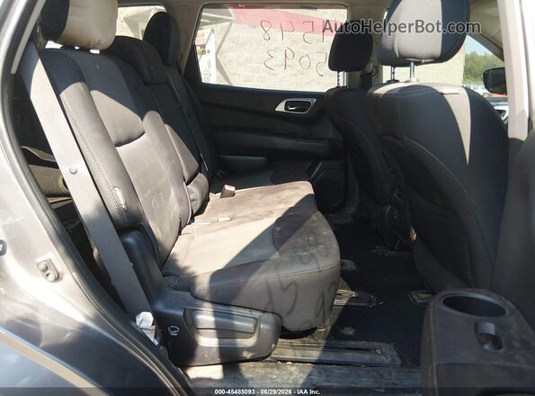 5N1DR2MM7JC674304 2018 NISSAN PATHFINDER Gray Widok naklejki z numerem VIN