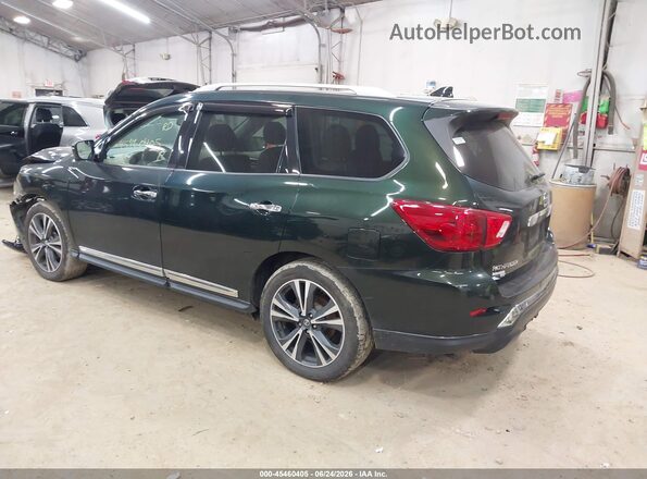 5N1DR2MM7KC606649 2019 NISSAN PATHFINDER Green Задня ліва чверть