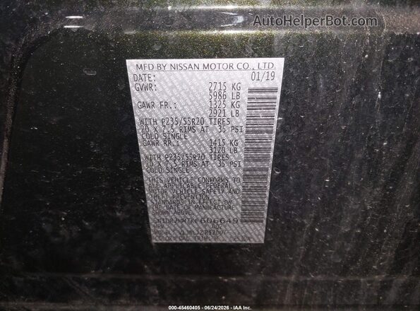 5N1DR2MM7KC606649 2019 NISSAN PATHFINDER Green Вид підкапотного простору