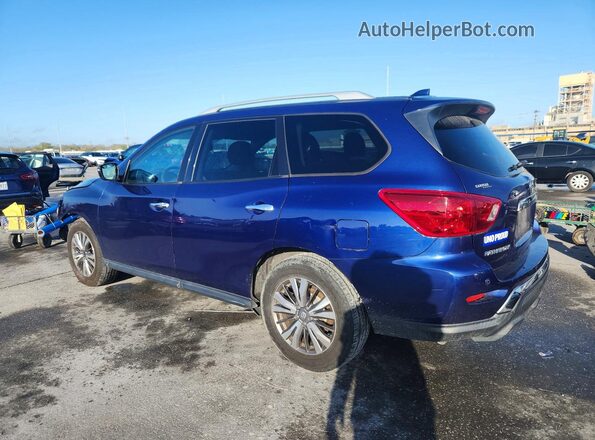 5N1DR2MM7KC620082 2019 NISSAN PATHFINDER Синий Задняя левая четверть