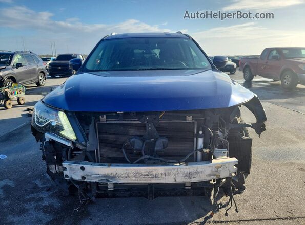 5N1DR2MM7KC620082 2019 NISSAN PATHFINDER Синий Вид спереди