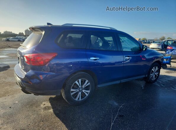 5N1DR2MM7KC620082 2019 NISSAN PATHFINDER Синий Задняя правая четверть