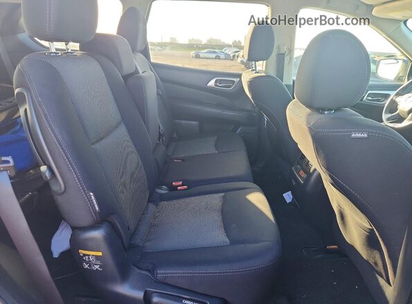 5N1DR2MM7KC620082 2019 NISSAN PATHFINDER Синий Вид задней части салона