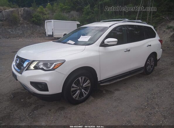 5N1DR2MM8HC603235 2017 NISSAN PATHFINDER Белый Передняя левая четверть