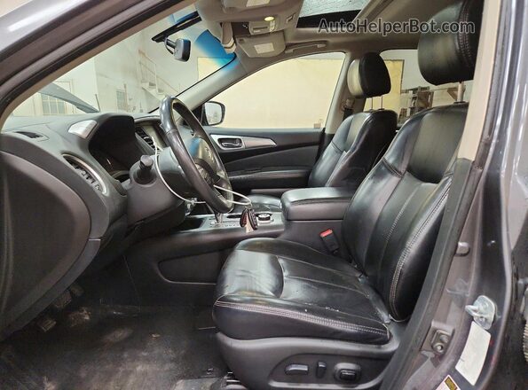 5N1DR2MM8HC649311 2017 NISSAN PATHFINDER Gray Vista interior delantera