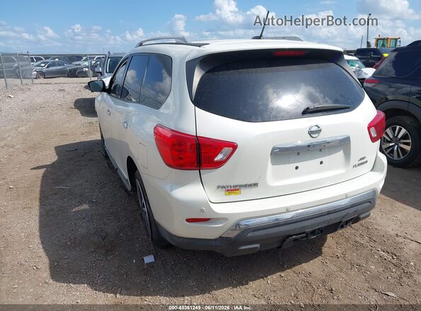 5N1DR2MM8HC649762 2017 NISSAN PATHFINDER Белый Задняя левая четверть