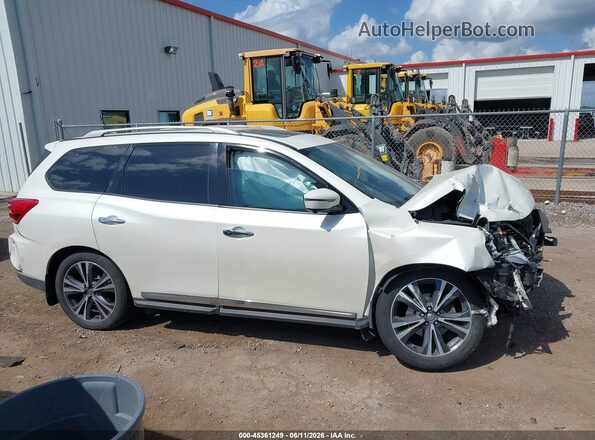 5N1DR2MM8HC649762 2017 NISSAN PATHFINDER Белый Панорамный вид салона 360°