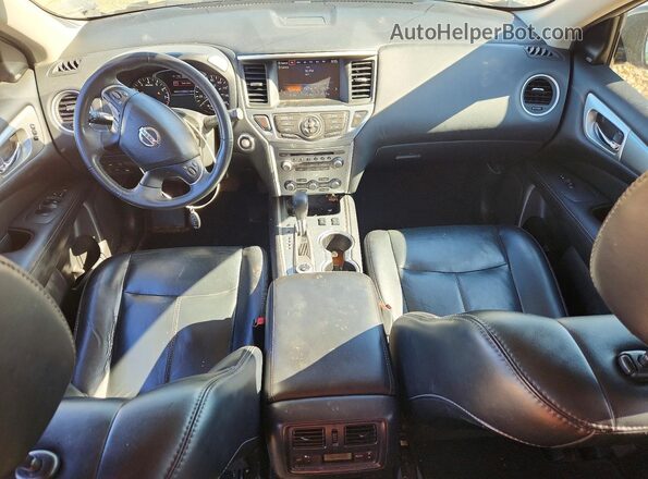 5N1DR2MM8HC673463 2017 NISSAN PATHFINDER Silver Առջևի վահանակի տեսք