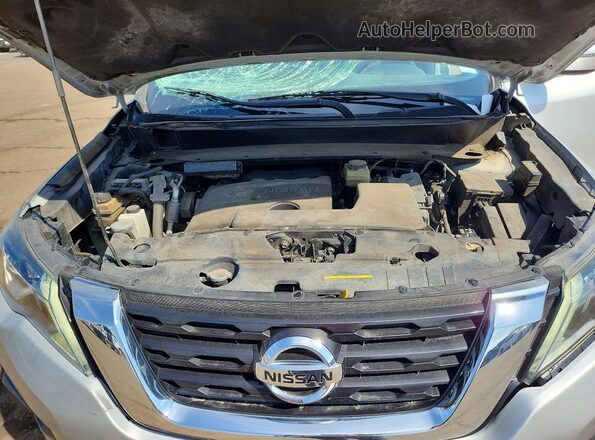 5N1DR2MM8HC690294 2017 NISSAN PATHFINDER Silver Вид підкапотного простору