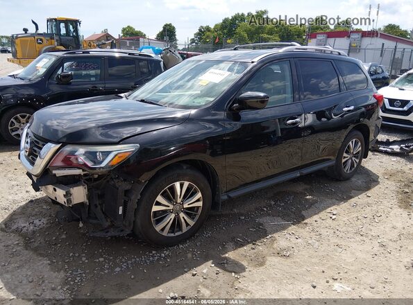 5N1DR2MM8HC693440 2017 NISSAN PATHFINDER Black Передня ліва чверть