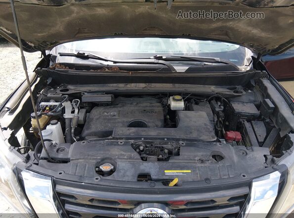 5N1DR2MM8HC693440 2017 NISSAN PATHFINDER Black Вид ззаду