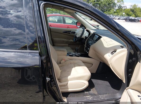 5N1DR2MM8HC693440 2017 NISSAN PATHFINDER Black Вид салону спереду