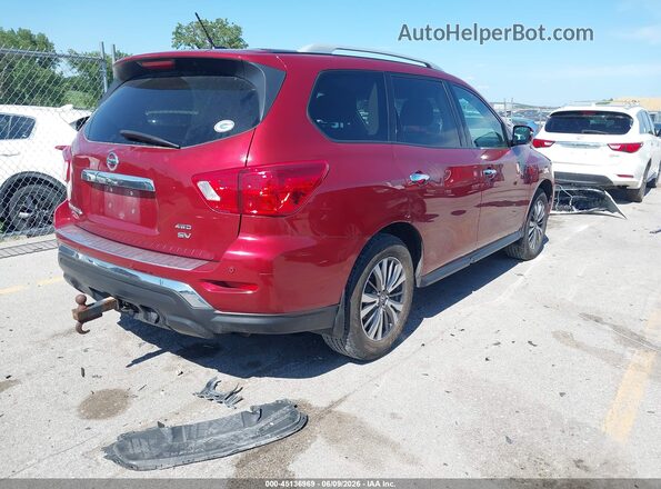 5N1DR2MM8HC696015 2017 NISSAN PATHFINDER Red 