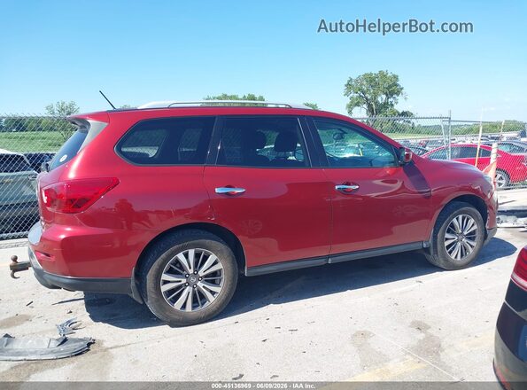 5N1DR2MM8HC696015 2017 NISSAN PATHFINDER Red 