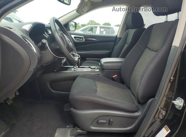 5N1DR2MM8JC613382 2018 NISSAN PATHFINDER Black Front interior view