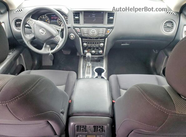 5N1DR2MM8JC613382 2018 NISSAN PATHFINDER Black Dashboard view