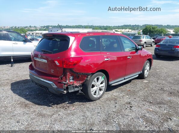 5N1DR2MM8JC614709 2018 NISSAN PATHFINDER Red Հետևի աջ