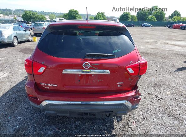 5N1DR2MM8JC614709 2018 NISSAN PATHFINDER Red 