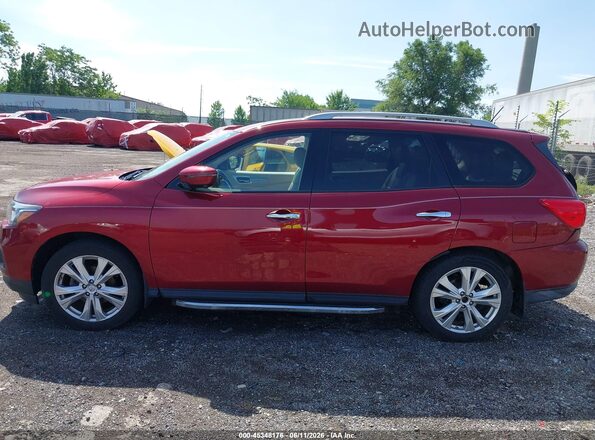 5N1DR2MM8JC614709 2018 NISSAN PATHFINDER Red Սալոնի 360 աստիճան տեսք