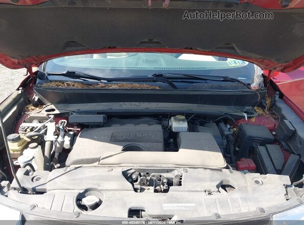 5N1DR2MM8JC614709 2018 NISSAN PATHFINDER Red Հետևի տեսք