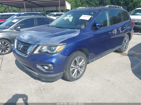 5N1DR2MM8JC639769 2018 NISSAN PATHFINDER Blue Przód lewy