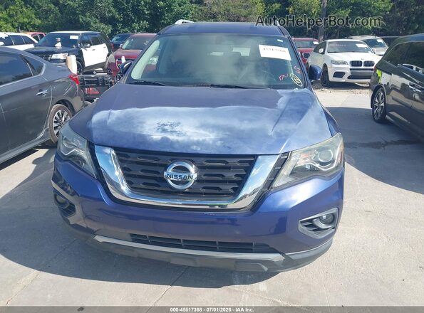 5N1DR2MM8JC639769 2018 NISSAN PATHFINDER Blue Widok z przodu