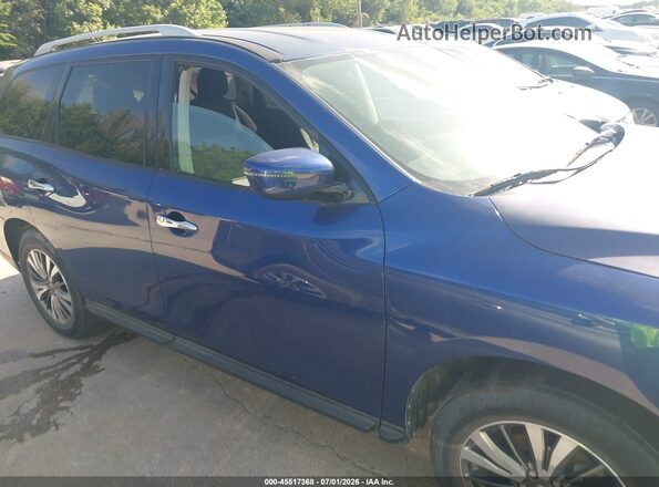 5N1DR2MM8JC639769 2018 NISSAN PATHFINDER Blue Widok wnętrza z tyłu