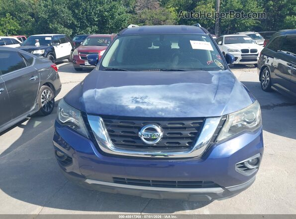 5N1DR2MM8JC639769 2018 NISSAN PATHFINDER Blue Widok zestawu wskaźników