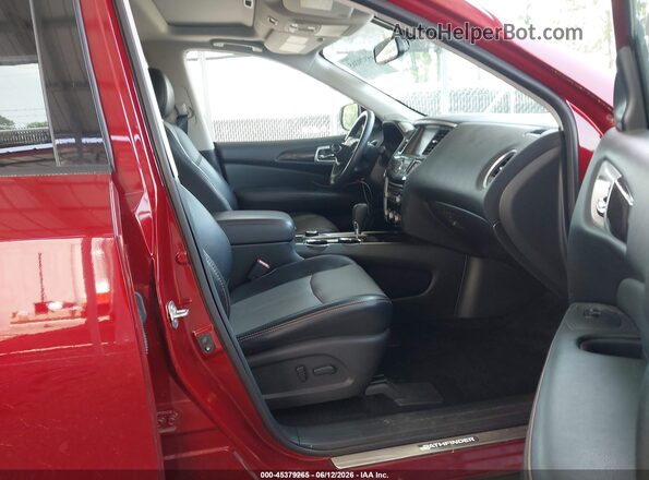 5N1DR2MM8KC633519 2019 NISSAN PATHFINDER Burgundy Սալոնի դիմացի տեսք
