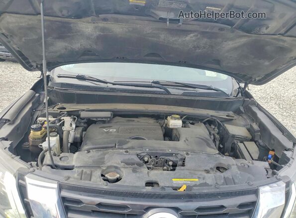 5N1DR2MM8KC645055 2019 NISSAN PATHFINDER Gray ძრავის განყოფილების ხედი