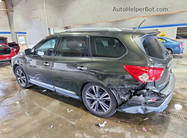 5N1DR2MM9HC602952 2017 NISSAN PATHFINDER Green Trasero izquierdo