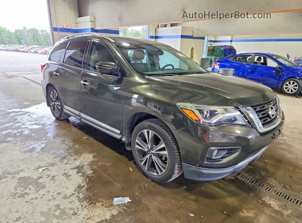 5N1DR2MM9HC602952 2017 NISSAN PATHFINDER Green Delantero derecho