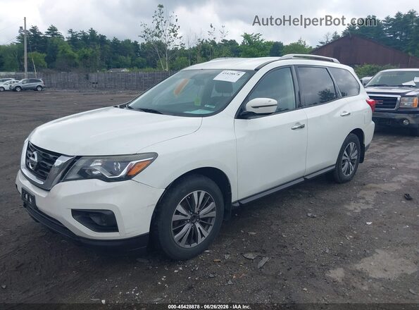 5N1DR2MM9HC608797 2017 NISSAN PATHFINDER Белый Передняя левая четверть