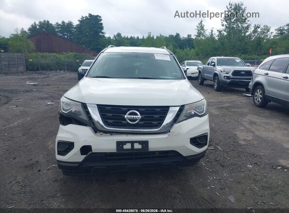 5N1DR2MM9HC608797 2017 NISSAN PATHFINDER Белый Вид задней части салона