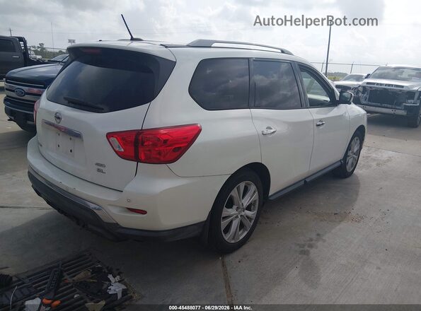 5N1DR2MM9JC619658 2018 NISSAN PATHFINDER White Rear right