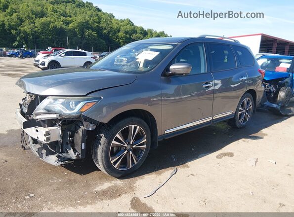 5N1DR2MM9JC643779 2018 NISSAN PATHFINDER Gray Передня ліва чверть