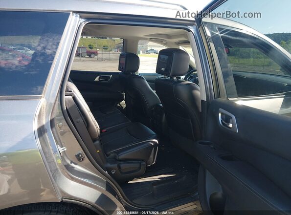 5N1DR2MM9JC643779 2018 NISSAN PATHFINDER Gray Вид наклейки з VIN-кодом